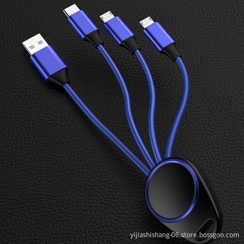 Light up Logo 3 In 1 USB Charging Cable Promotional items With Logo